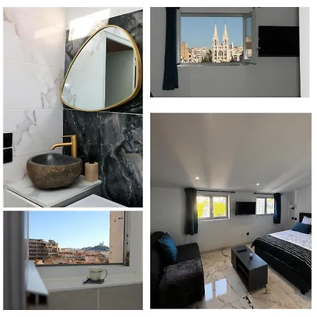 Appartement Bleu Ciel Notre Dame De La Garde-Gare De St Charles Marseille Extérieur photo